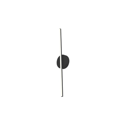 Kuzco WS14923-BK Chute 23-in black LED wall sconce