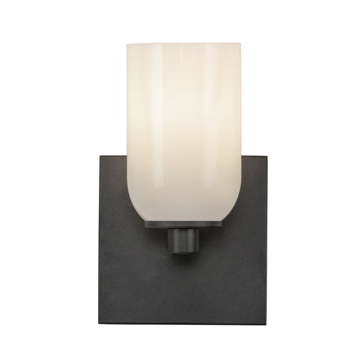 Kuzco WS57704-BK/GO Nola black glossy opal glass wall sconce