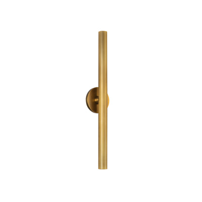 Kuzco WS90424-VB Mason 24-in vintage brass LED wall sconce