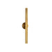 Kuzco WS90424-VB Mason 24-in vintage brass LED wall sconce