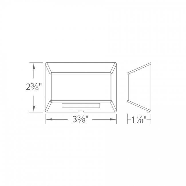 WAC Lighting - 12V Rectangle Deck Light