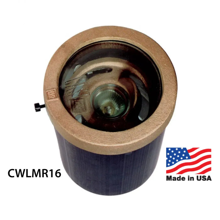 Cast Lighting MR-16 Well Light with bronze Mouse Hole Grate - CAST Lighting CWLMR16G