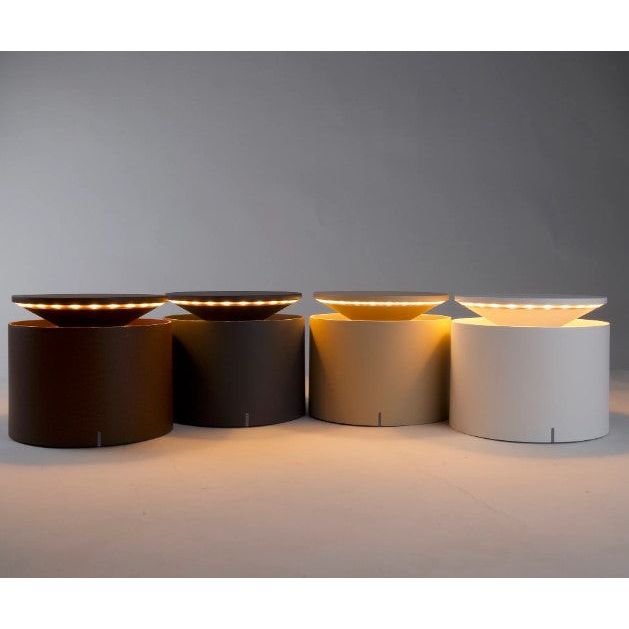 Zafferano PushUp Pro Table Lamp LD1050N3, Dark Grey