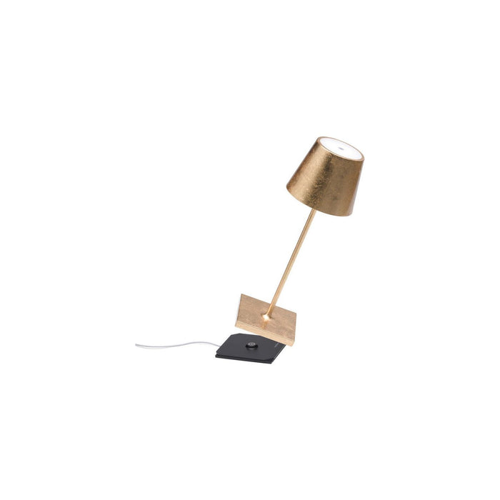 Zafferano Poldina Pro Mini Table Lamp LD0320BFO Gold leaf