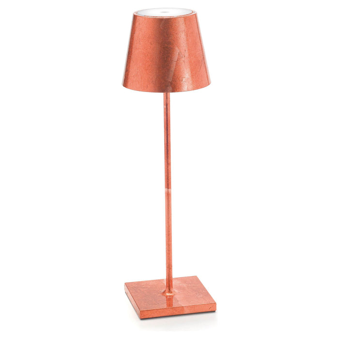Zafferano Poldina Pro Table Lamp LD0340RFR Copper Leaf