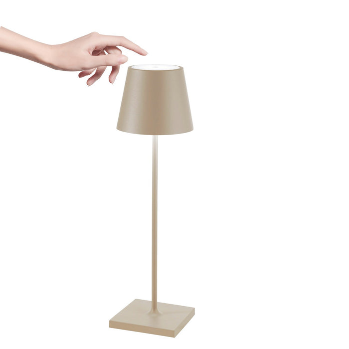 Zafferano Poldina Pro Table Lamp LD0340S4 Sand