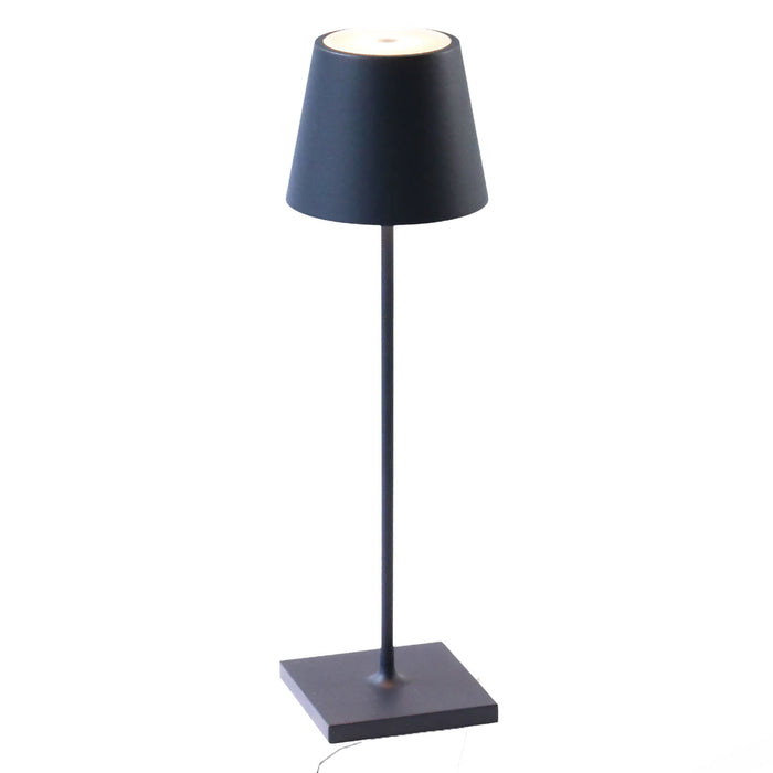 Zafferano, Poldina Pro Lamp met Kap, Snoerloze en Oplaadbare Tafellamp met Touch Control, Buitenlamp, Dimmer, 2200-3000 K, Hoogte 38 cm, Kleur Wit - Roze Bloemen Zafferano, Poldina Pro Lamp met Kap, Snoerloze en Oplaadbare Tafellamp met Touch Control, Buitenlamp, Dimmer, 2200-3000 K, Hoogte 38 cm, Kleur Wit - Roze Bloemen