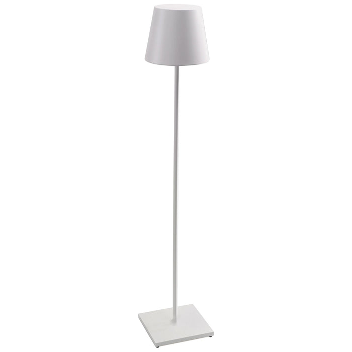 Zafferano Poldina Pro XXL Floor Lamp LD0360B3 White Aluminum