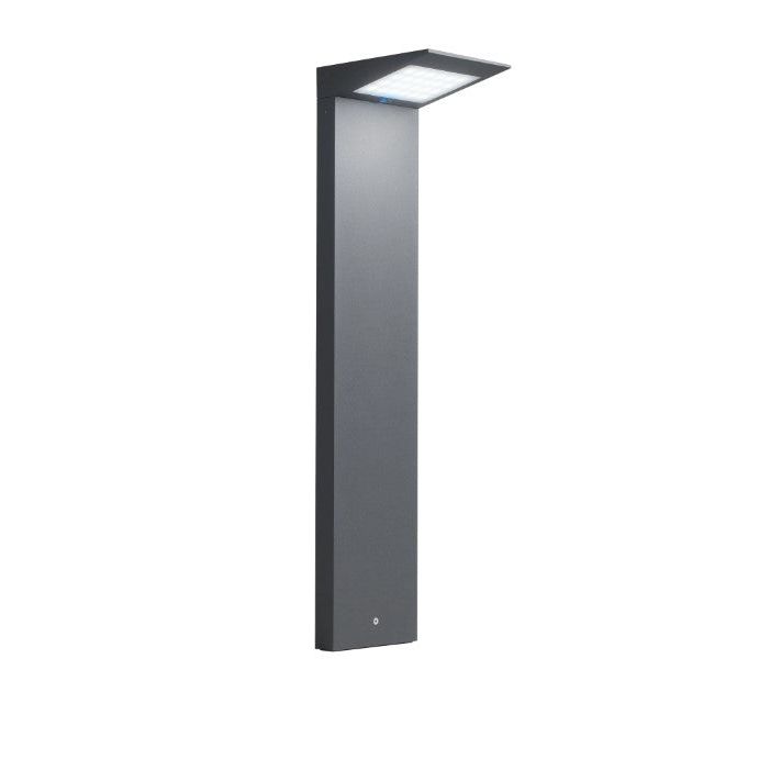 Zafferano Solar Bollard LD0402G3 Dark Grey