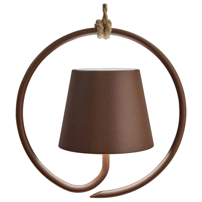 Zafferano Poldina Suspension Magnetic Lamp LD0686R4 Rust