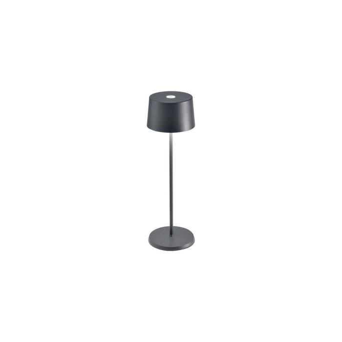 Zafferano Olivia Pro Table Lamp LD0850N4 Dark Grey