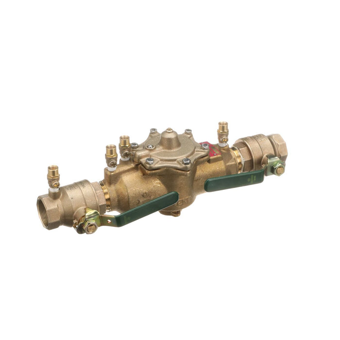 Watts -LF009M2QTFS - 1 1/2 IN Lead Free Reduced Pressure Zone Backflow Preventer Assembly, 1/4 Turn Shutoff Valves, Lever Handles (Discontinued)