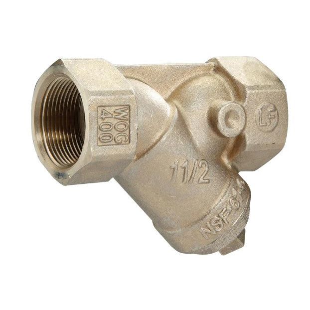 Febco - LF650A-11/2 - 1 1/2 In Lead Free Wye Strainer, 20 Mesh Screen, Tapped Retainer Cap, Closure Plug 0122979