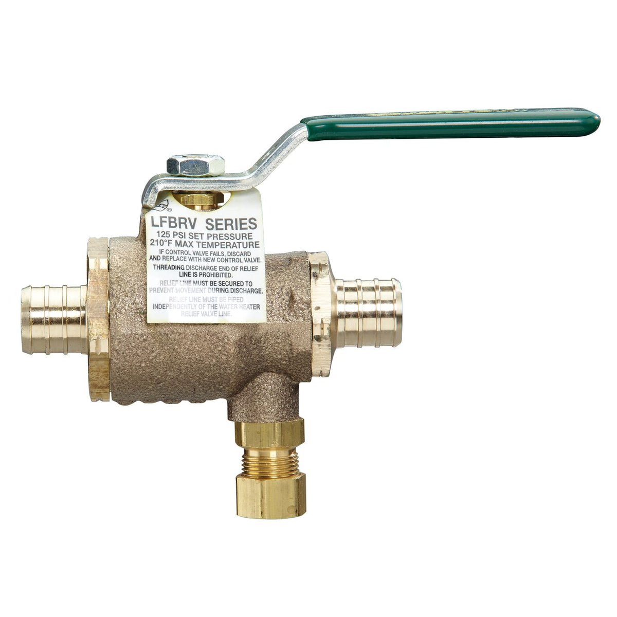 Watts LFBRVP-125 3/4 3/4 In Lead Free Combination Ball And Relief