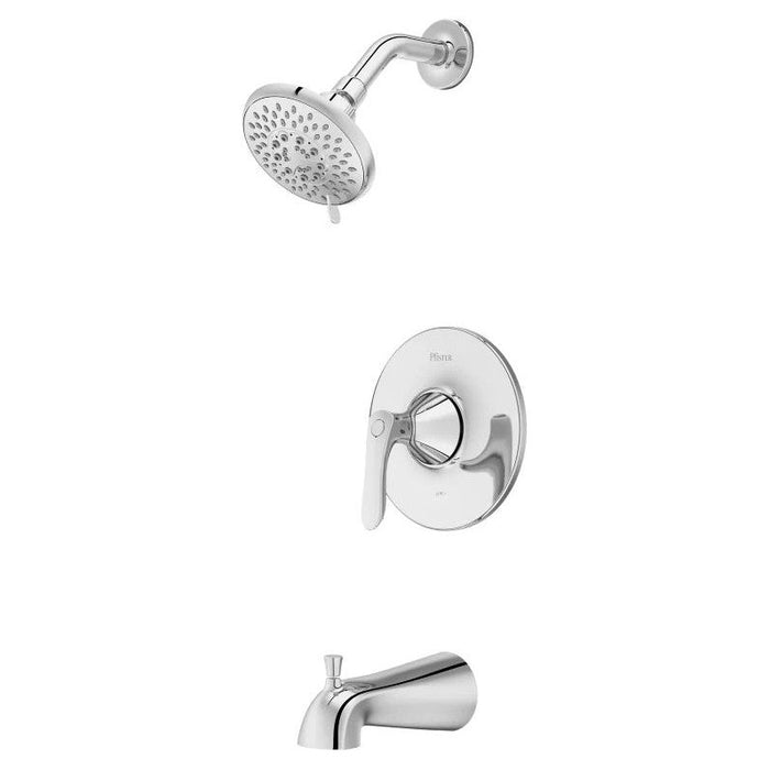 Pfister LG89-8WRC Weller 1-Handle Tub & Shower Trim Kit Polished Chrome