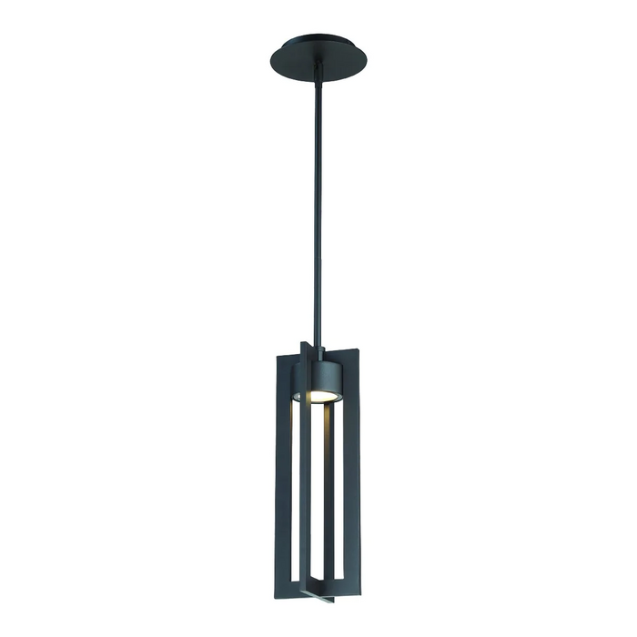WAC Lighting - PD-W48616-BK - Chamber 16" Pendant 3000K Black