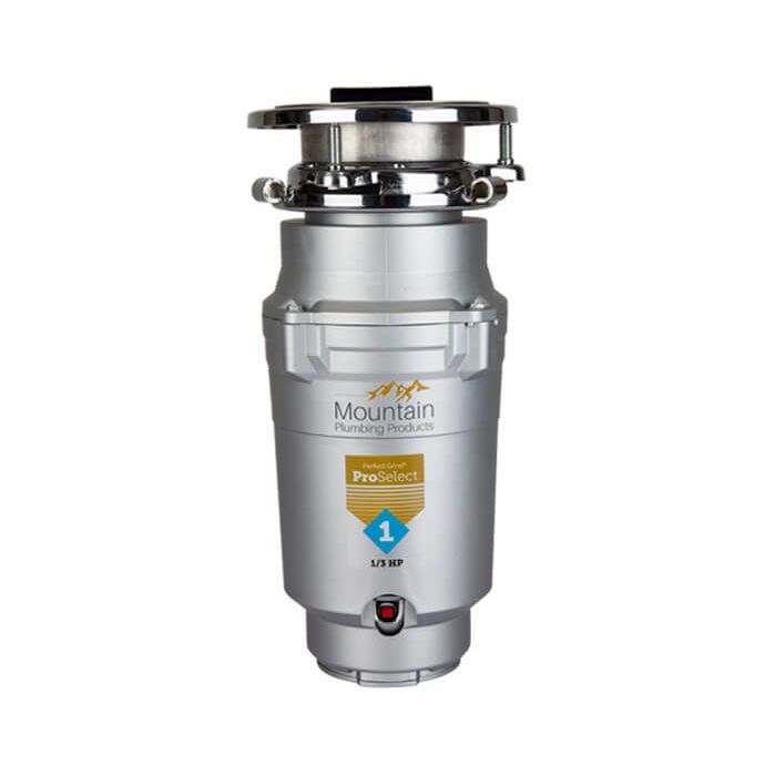 Mountain PROSELECT1 Perfect Grind® ProSelect 1 Waste Disposer - Continuous Feed 3-Bolt Mount 1/3 HP