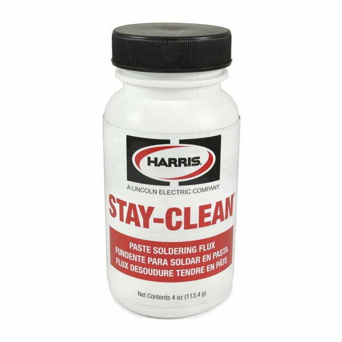 Harris Stay-Clean Paste Flux 4 oz Brush Cap Bottle SCPF4