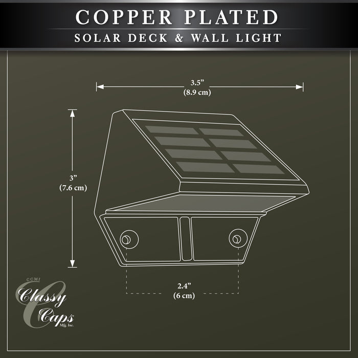 Classy Caps Copper Plated Deck & Wall Light SL177