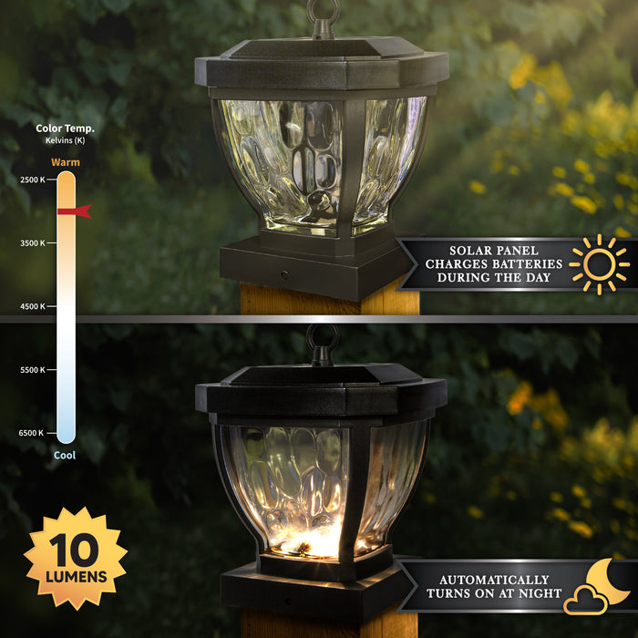 Classy Caps 4X4 Dark Bronze Manchester Solar Post Cap SL994