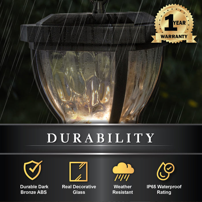 Classy Caps 4X4 Dark Bronze Manchester Solar Post Cap SL994