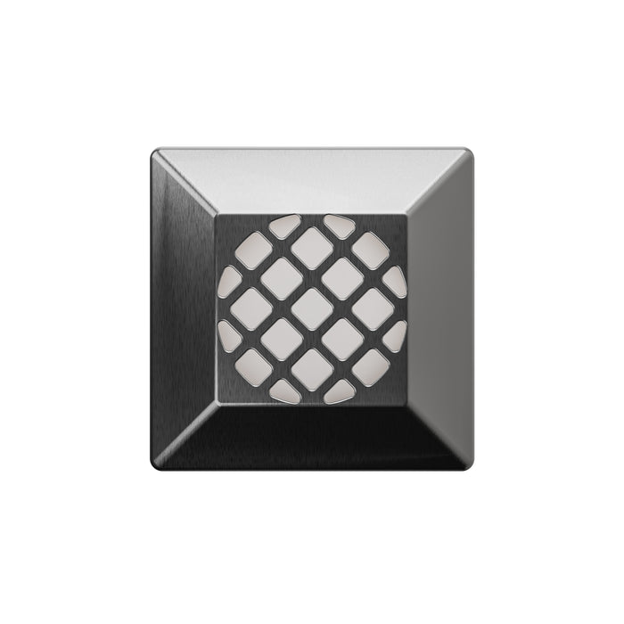 WAC 2 Inch Surface Mount Square Louver 3000 SS