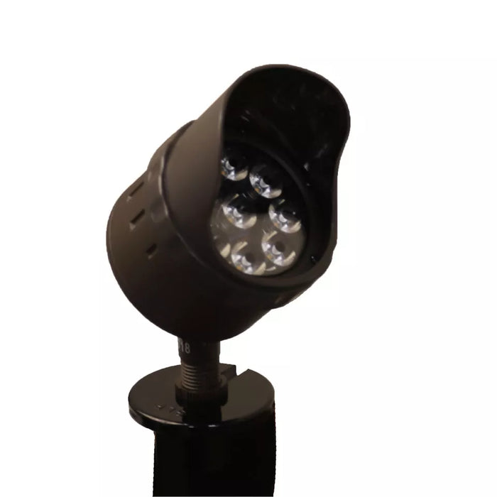 Cast Lighting Integrated Spot Light 8.5W, 11VA, 12-15VAC 35 Deg Beam 850 Lm. Includes Heavy Duty Stake and 2" Removable Shroud. - CAST Lighting SSPK85