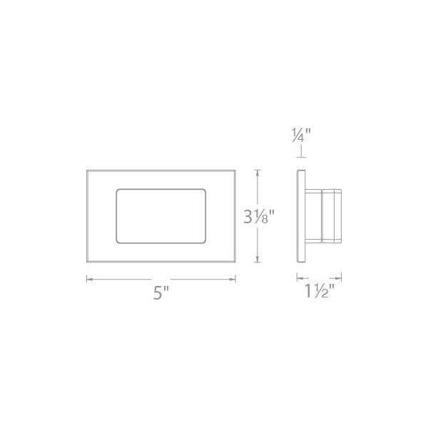 WAC Lighting - WL-LED130-C-WT - Step And Wall Light 120V 3000K White on Aluminum