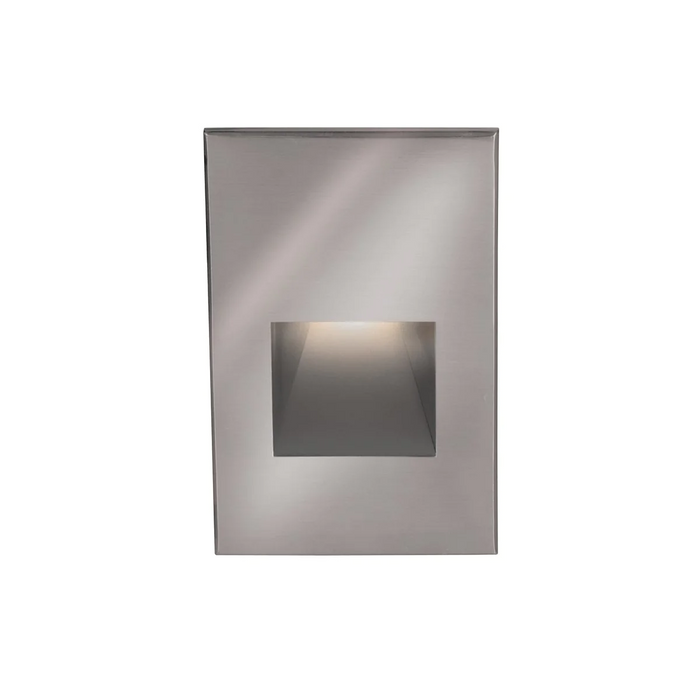 WAC WL-LED200F Step And Wall Light Red 277V Stainless Steel WL-LED200F-RD-SS