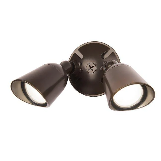 WAC Lighting - WP-LED430-30-ABZ - Endurance Double Spot Wallpack Luminaire 120V 3000K Architectural Bronze
