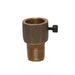 Cast Lighting Brass Transition Adapter from Unthreaded Set-N-Stake to  NPT 1/2 Male Thread - CAST Lighting XCBPTLTA