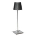 Zafferano LD0340AN4 Poldina Pro Table Lamp Antique Nickel metallic finish