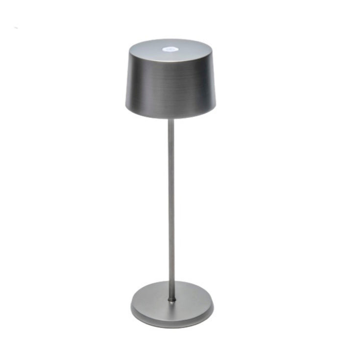 Zafferano LD0850AN4 Olivia Pro Table Lamp Antique Nickel finish