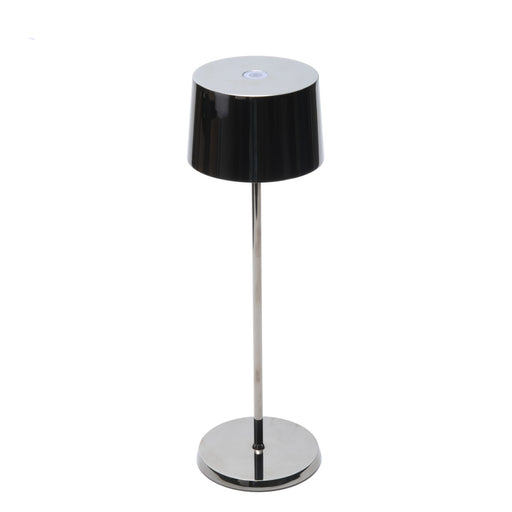 Zafferano LD0850BC4 Olivia Pro Table Lamp Black Chrome finish