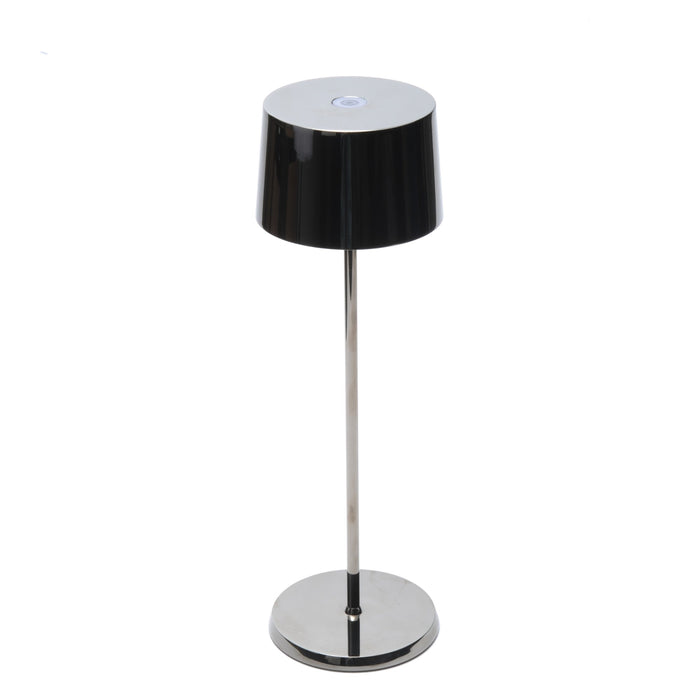 Zafferano LD0850BC4 Olivia Pro Table Lamp Black Chrome finish