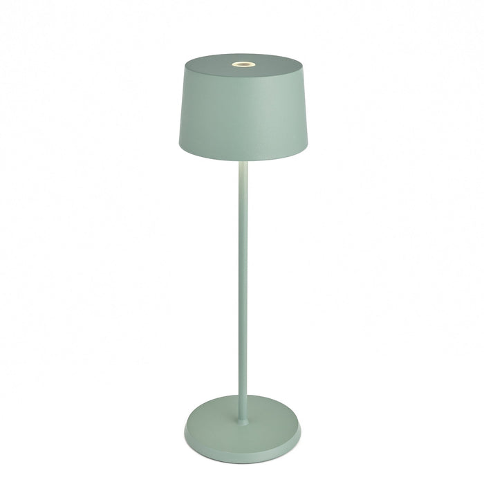 Zafferano LD0850G4 Olivia Pro Table Lamp Sage finish