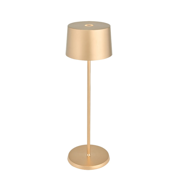 Zafferano LD0850SB4 Olivia Pro Table Lamp Satin Brass finish