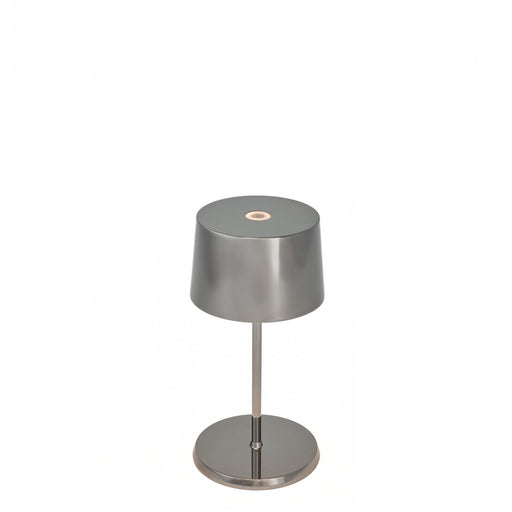 Zafferano LD0860AN4 Olivia Pro Mini Table Lamp Antique Nickel finish