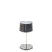 Zafferano LD0860BC4 Olivia Pro Mini Table Lamp Black Chrome finish