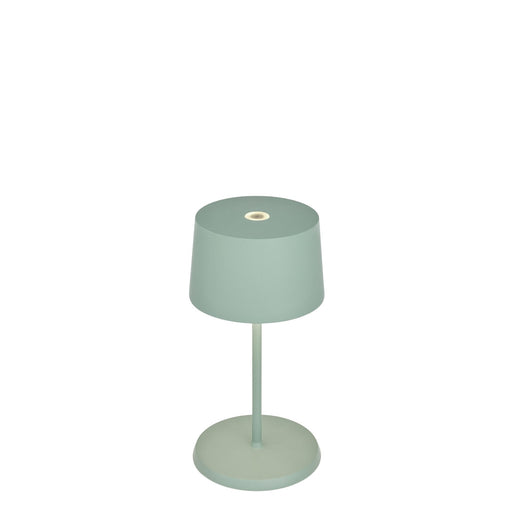 Zafferano LD0860G4 Olivia Pro Mini Table Lamp Sage finish