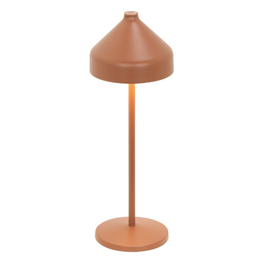 Zafferano LD1090T3 Amelie Pro Table Lamp terracotta powder-coated finish