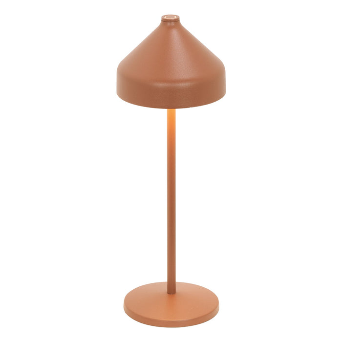 Zafferano LD1090T3 Amelie Pro Table Lamp terracotta powder-coated finish
