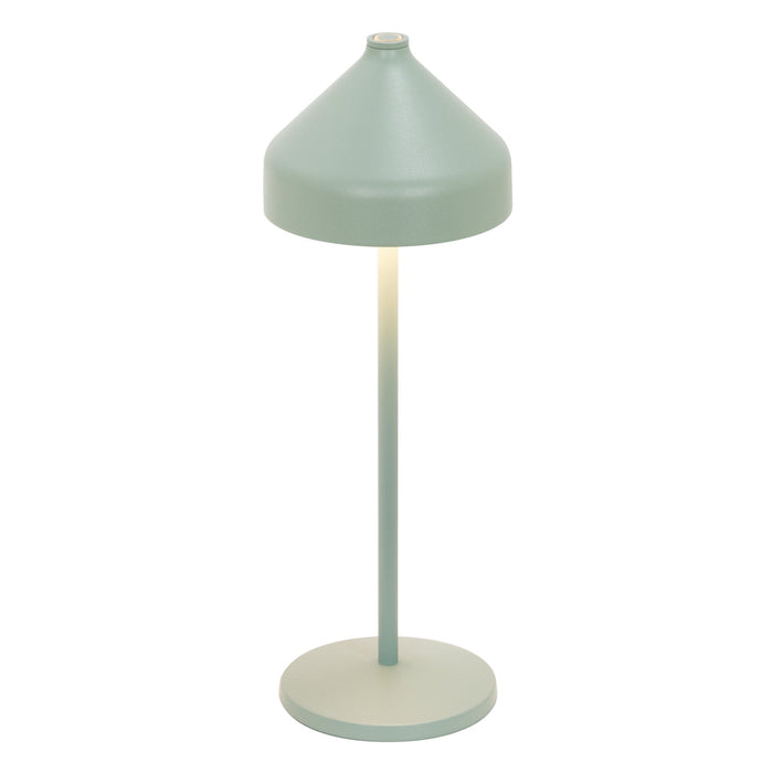 Zafferano LD1090V3 Amelie Pro Table Lamp mint green powder-coated finish