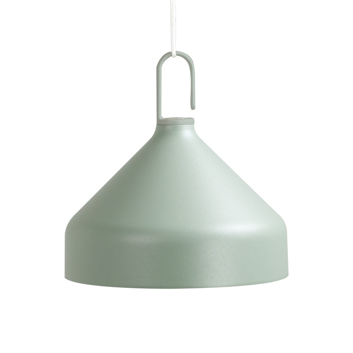 Zafferano LD1091V3 Amelie Pro Hanging Lamp mint green powder-coated finish