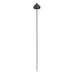 Zafferano LD1094D3 Amelie Pro Garden Lamp black powder-coated finish