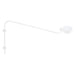 Zafferano LD1151B3 Super O Wall Lamp White rotating magnetic light module