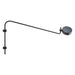 Zafferano LD1151N3 Super O Wall Lamp Black rotating magnetic light module