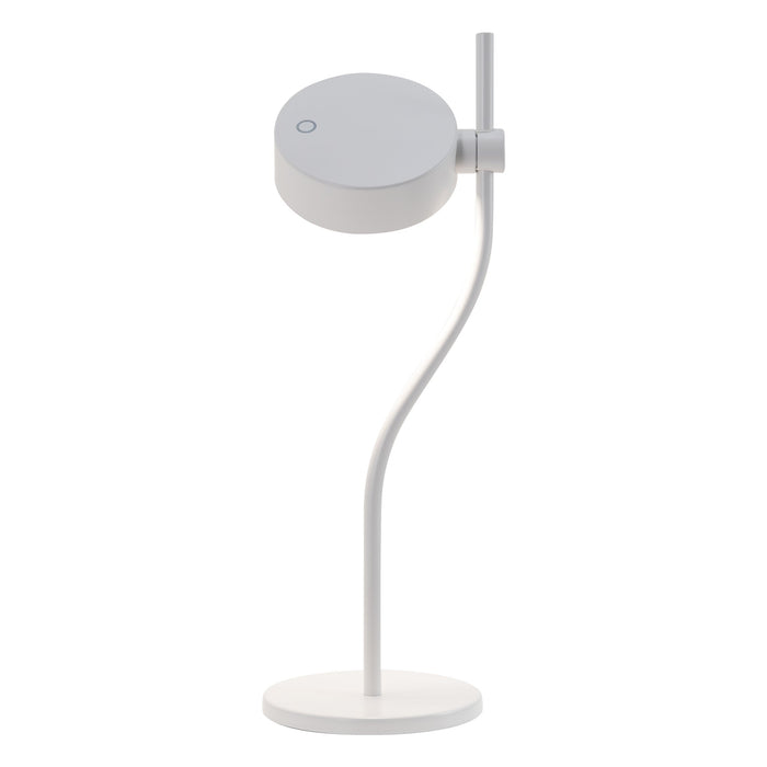 Zafferano LD1152B3 Super O Table Lamp White rotating magnetic LED module