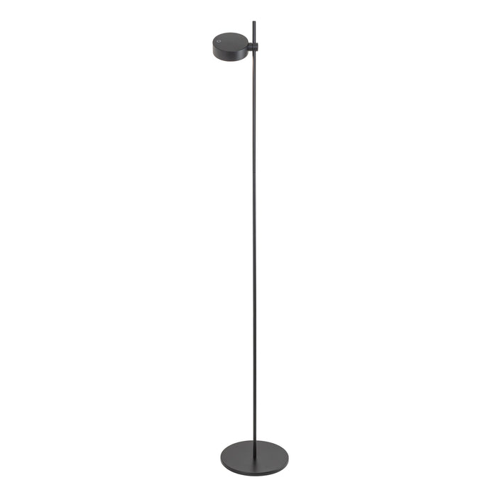 Zafferano LD1154N3 Super O Floor Lamp Black 1-light rotating magnetic LED module