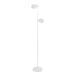 Zafferano LD1155B3 Super O Floor Lamp White 2-light rotating magnetic LED modules